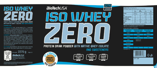 Iso Whey Zero 2270g – Biotech USA