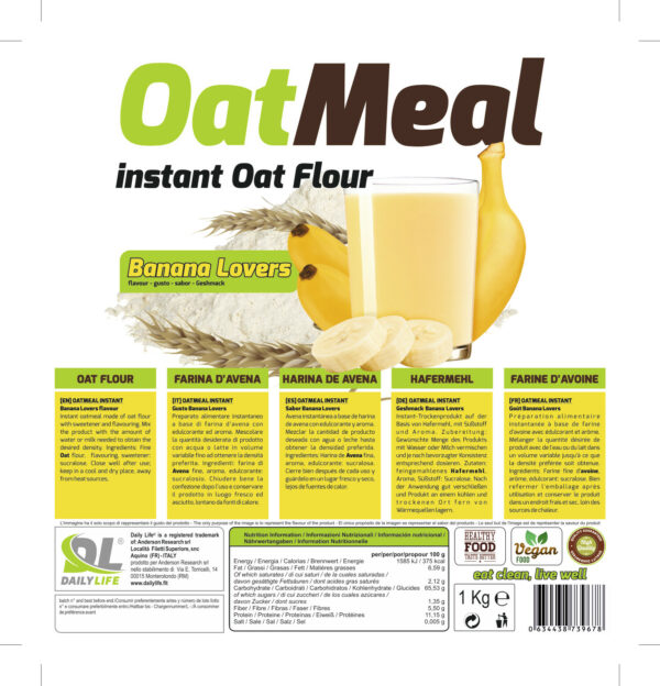 Farine OatMeal 1000g – Daily Life