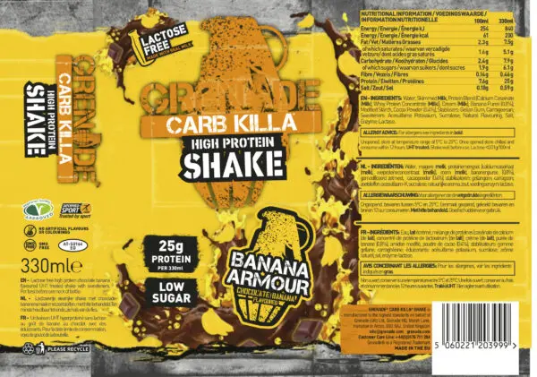 Carb Killa Shake 330ml – Grenade