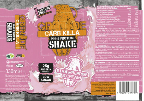 Carb Killa Shake 330ml – Grenade