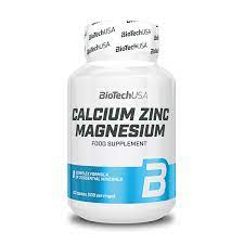 Calcium Zinc Magnesium 100 Tablets – Biotech USA