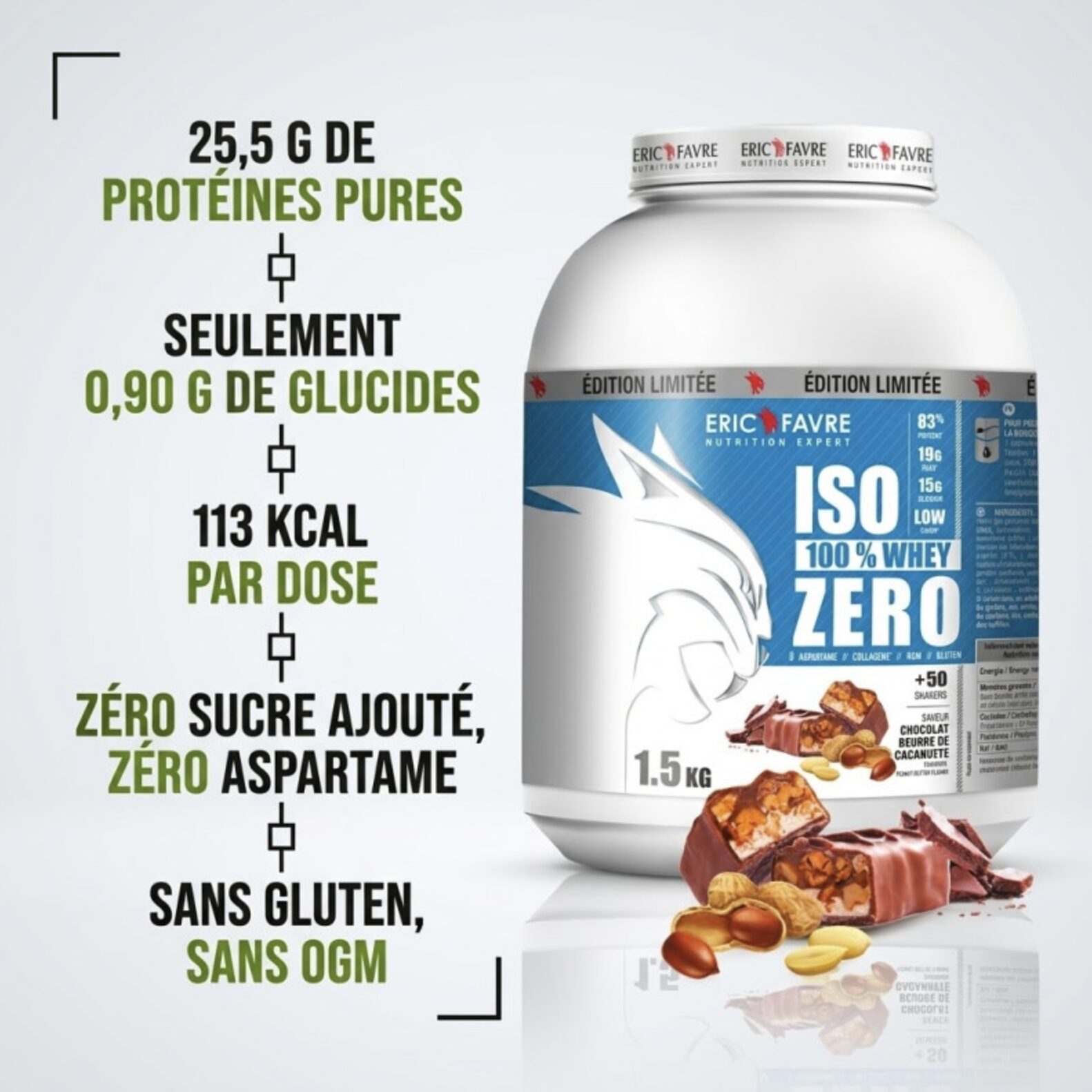 Iso 100% Whey Zero – Eric Favre Iso 100% Whey Zero – Eric Favre