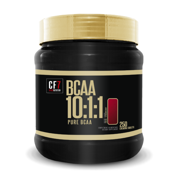 BCAA 10.1.1 À Croquer – Fraise – 250 Tablets – CF7