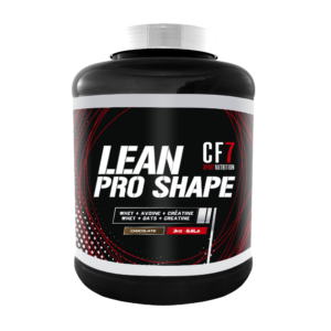 Lean Pro Shape 3Kg – Gainer à Indice Glycémique Bas – Whey + Avoine + Créatine – CF7