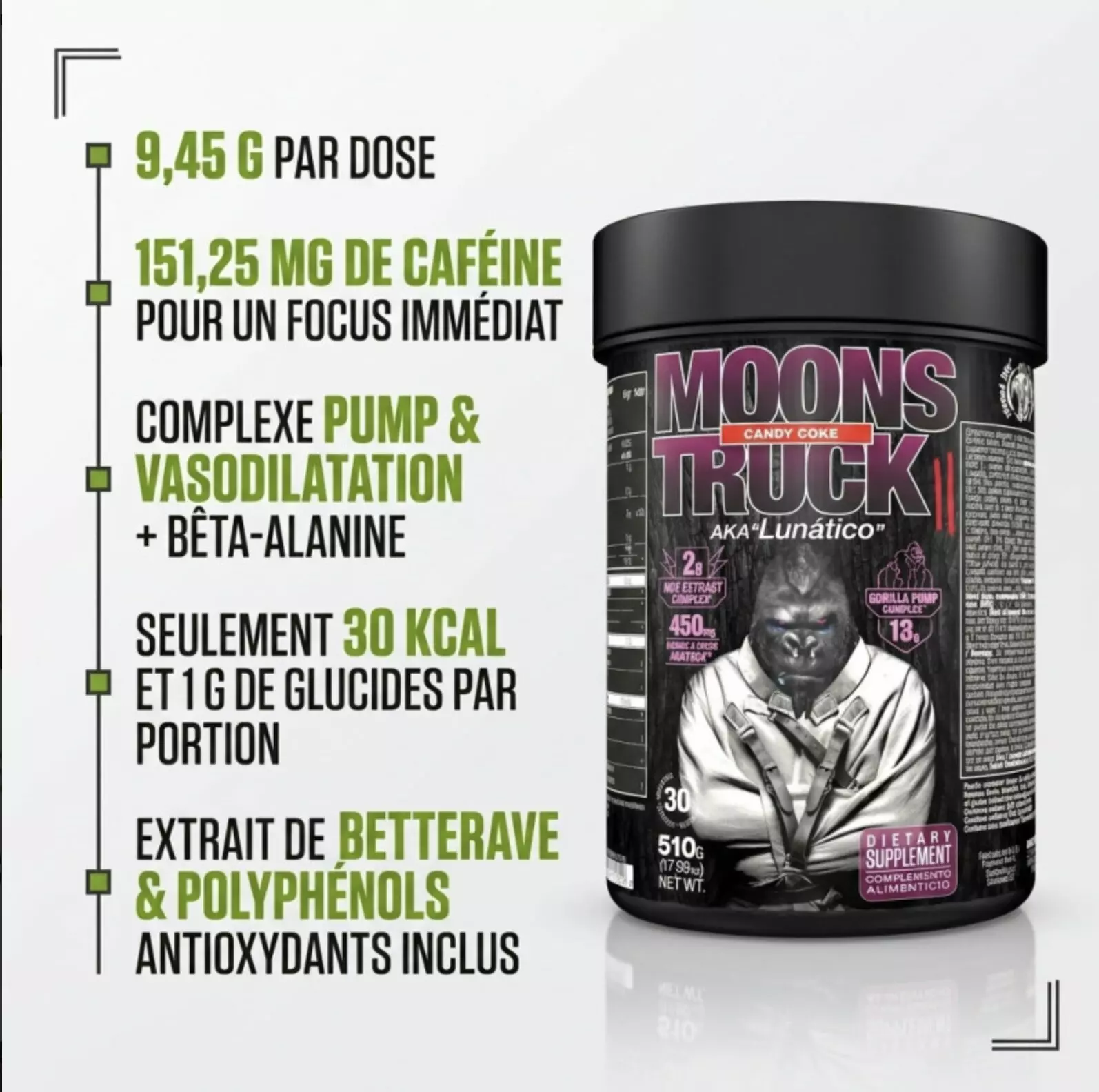 Pre-Workout MoonsTruck – 510g – Zoomad Labs Pre-Workout MoonsTruck – 510g – Zoomad Labs