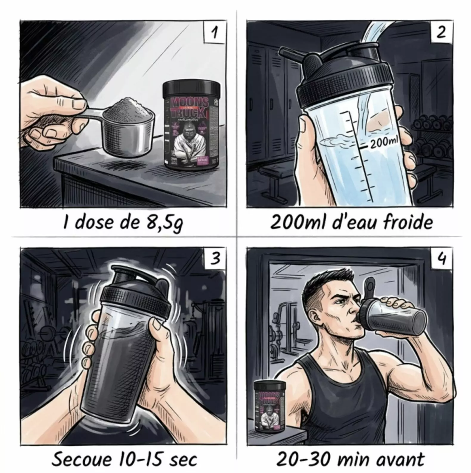 Pre-Workout MoonsTruck – 510g – Zoomad Labs Pre-Workout MoonsTruck – 510g – Zoomad Labs
