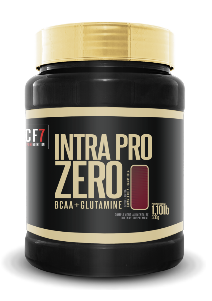 Intra Pro Zéro – 2 EN 1 – BCAA 8.1.1 et Glutamine – 500g – CF7