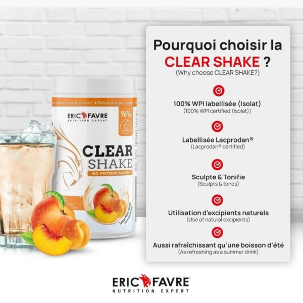 Protéine Clear Shake 500g – Eric Favre