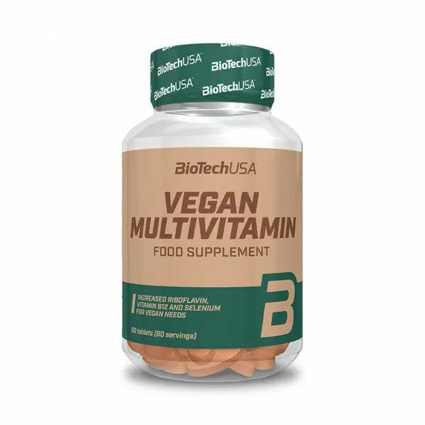 Vegan Multivitamin 60 Tablets – Biotech USA