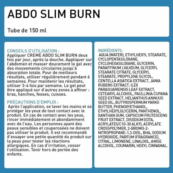 Abdo Slim Crème 150ml – Eric Favre
