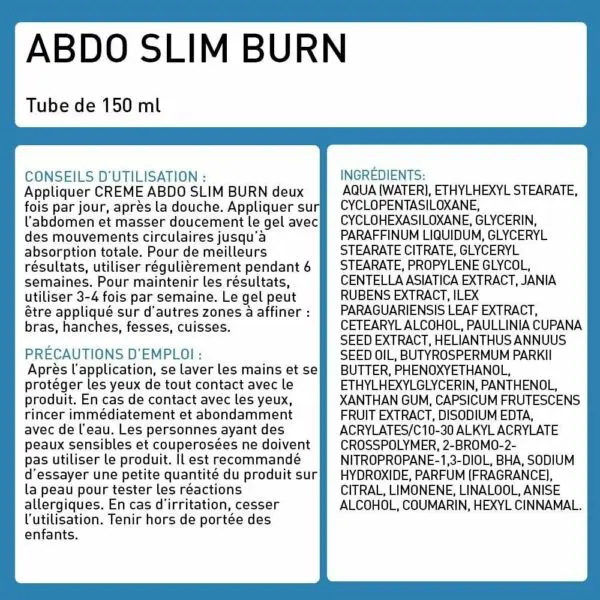 Abdo Slim Crème 150ml – Eric Favre