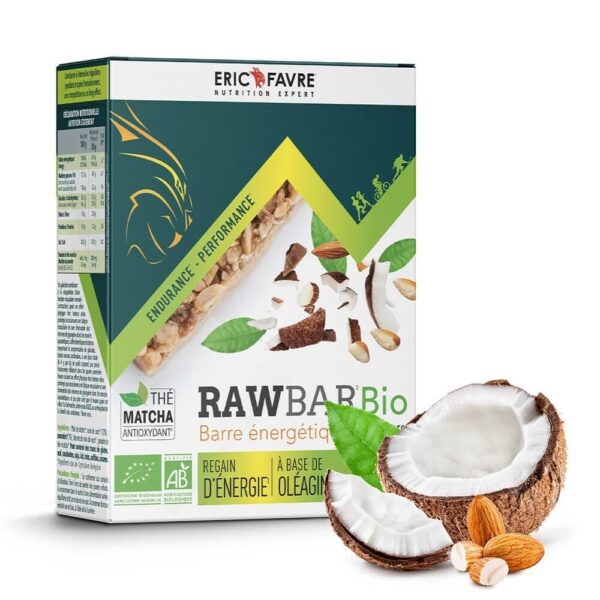 Raw Bar Bio – Barre de l’effort 100% Naturelle – 6 Barres – Eric Favre