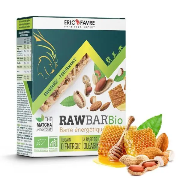 Raw Bar Bio – Barre de l’effort 100% Naturelle – 6 Barres – Eric Favre