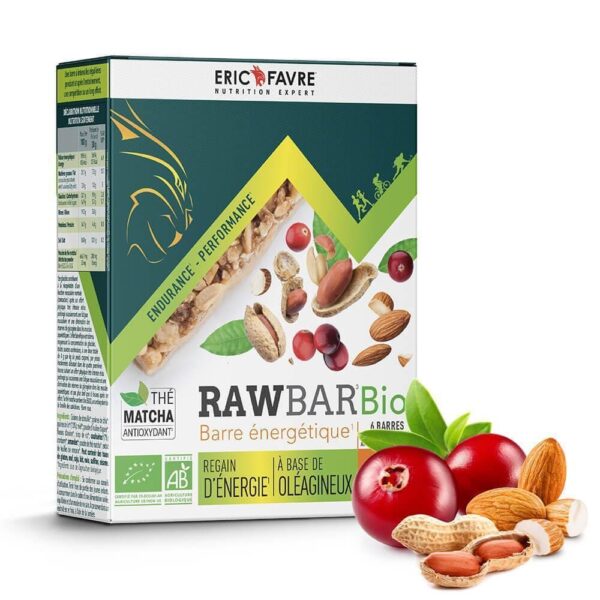 Raw Bar Bio – Barre de l’effort 100% Naturelle – 6 Barres – Eric Favre