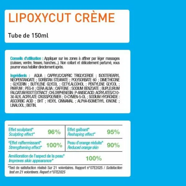 Crème Lipoxycut Sculpt & Burn 150ml – Eric Favre