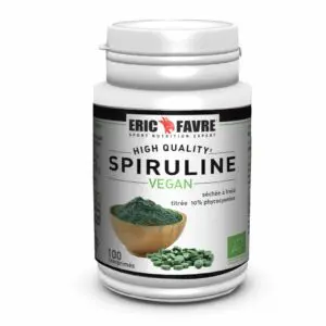 Spiruline Vegan Bio 100 Comprimés – Eric Favre