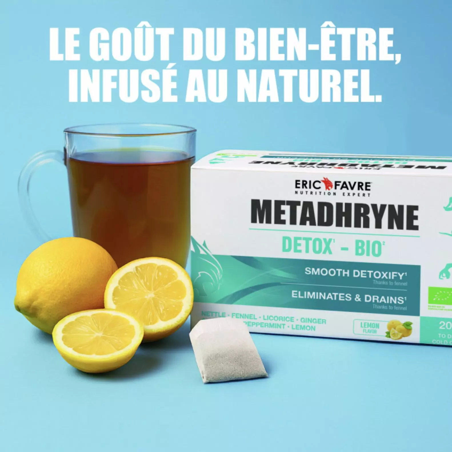 Tisane Metadhryne – Detox Bio – 20 Sachets – Eric Favre Tisane Metadhryne – Detox Bio – 20 Sachets – Eric Favre