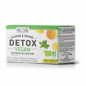Tisane drainante – Detox Vegan – 20 Sachets – Eric Favre