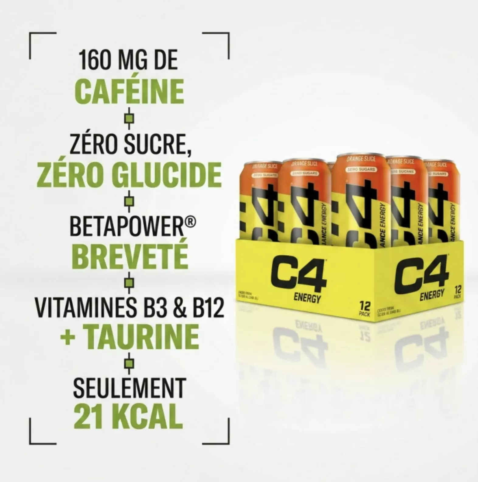 C4 Energy Boisson – 0% de Sucre – 500ml – Cellucor C4 Energy Boisson – 0% de Sucre – 500ml – Cellucor