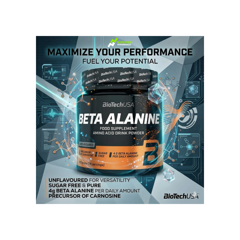 Beta Alanine 300g – Neutre – Biotech USA Beta Alanine 300g – Neutre – Biotech USA
