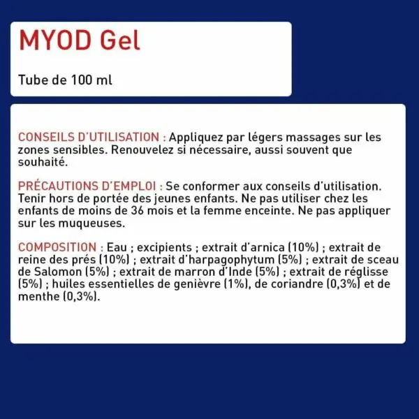 Myo D Gel – 100ml – Eric Favre