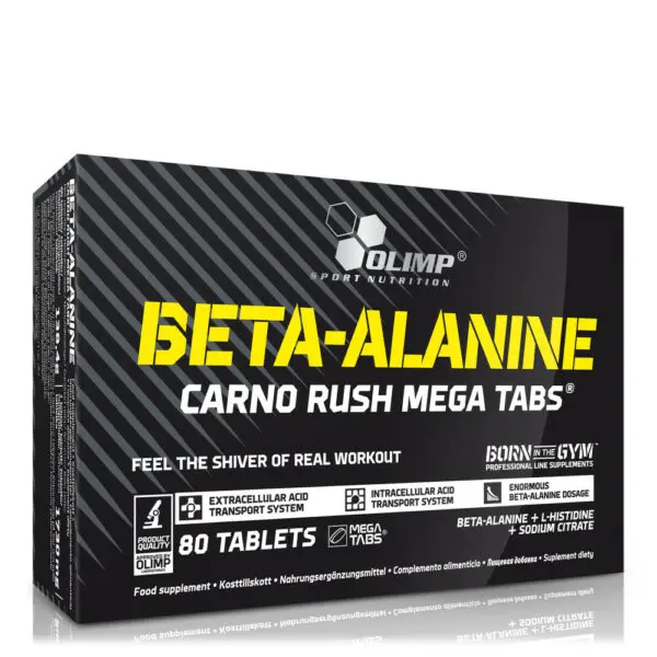 Beta Alanine Carno Rush Mega Tabs – 80 Comprimés – Olimp Sport Nutrition