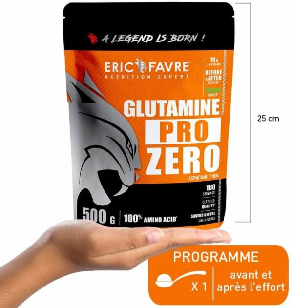 L-Glutamine Pro Zero 500g – Eric Favre