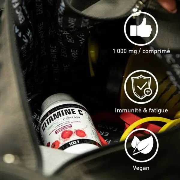 Vitamine C Vegan – Boostez Votre Tonus – 100 Comprimés – Eric Favre