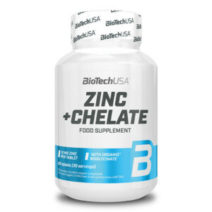 Zinc + Chelate – 60 Tablets – Biotech USA