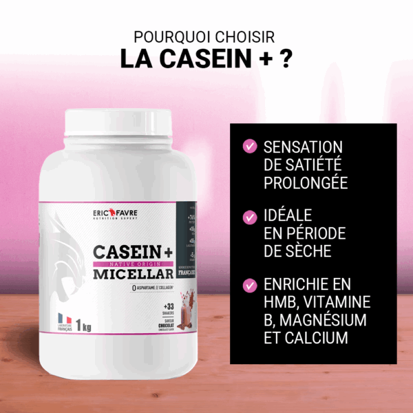 Casein + – Micellar – 1Kg – Eric Favre
