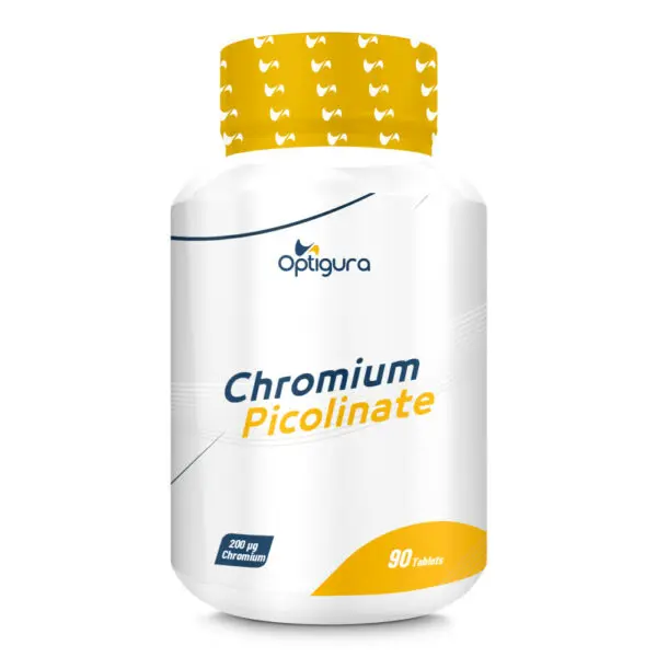 Chrome – Chromium Picolinate – 90 Comprimés – Optigura