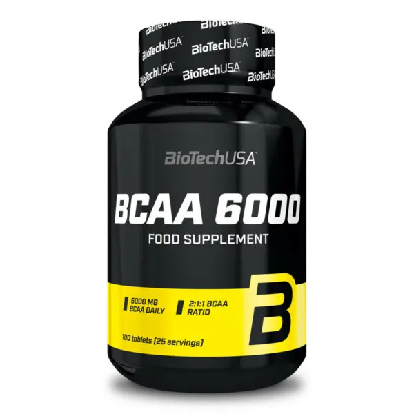 BCAA 6000 – 100 Comprimés – Biotech USA