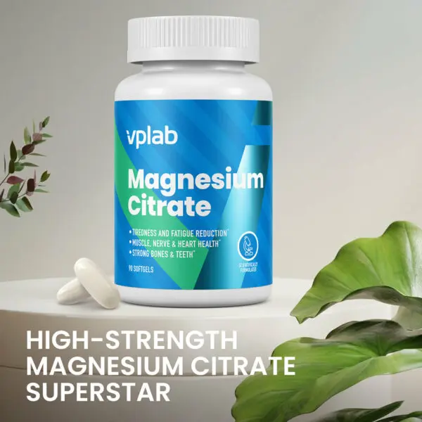 Magnesium Citrate – 90 Gélules – VPLab