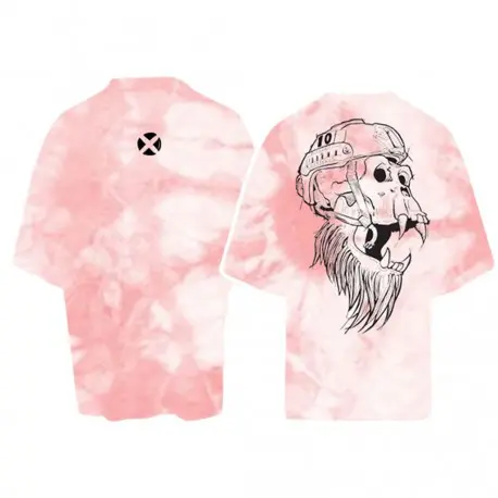 T-Shirt Oversize Rose – Unisexe – Ti Dye Gorilla – Very Bad Wod