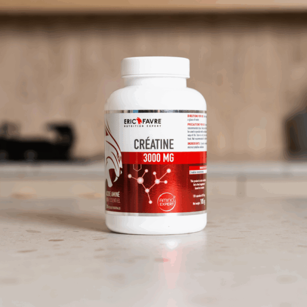 Créatine Monohydrate 3000mg – 120 Gélules – Eric Favre