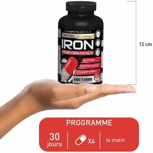 Iron Performance E.A.A – 120 Gélules – Eric Favre