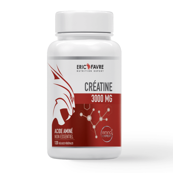 Créatine Monohydrate 3000mg – 120 Gélules – Eric Favre