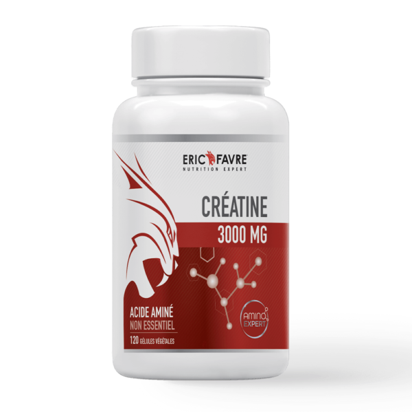 Créatine Monohydrate 3000mg – 120 Gélules – Eric Favre