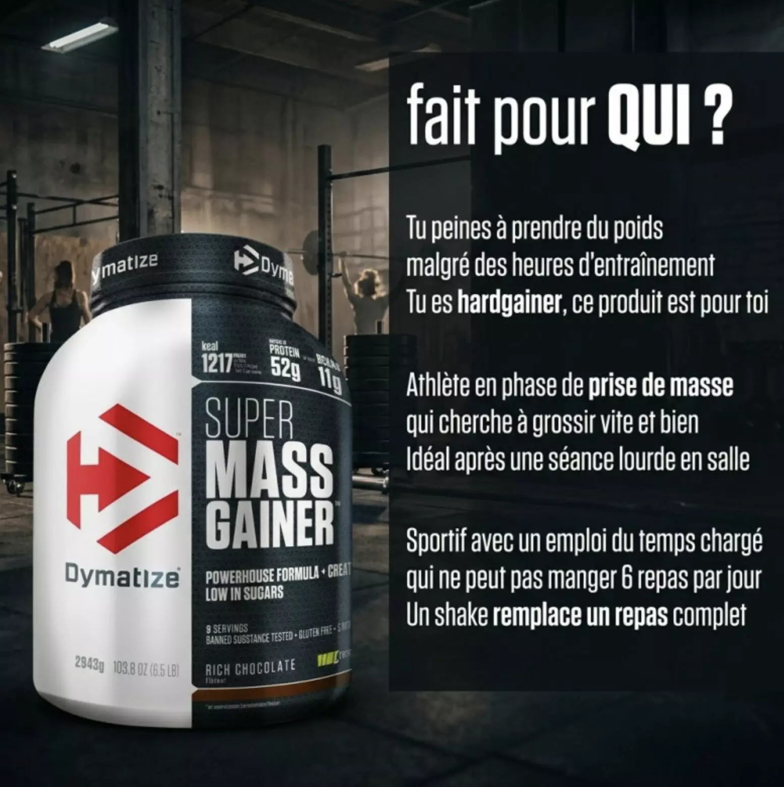 Super Mass Gainer – 2943g – Dymatize Super Mass Gainer – 2943g – Dymatize