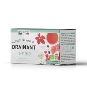 Thé Bio drainant – 20 Sachets – Eric Favre