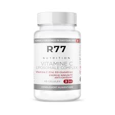 Vitamine C Liposomale Complex – 60 Gélules – R77® Nutrition
