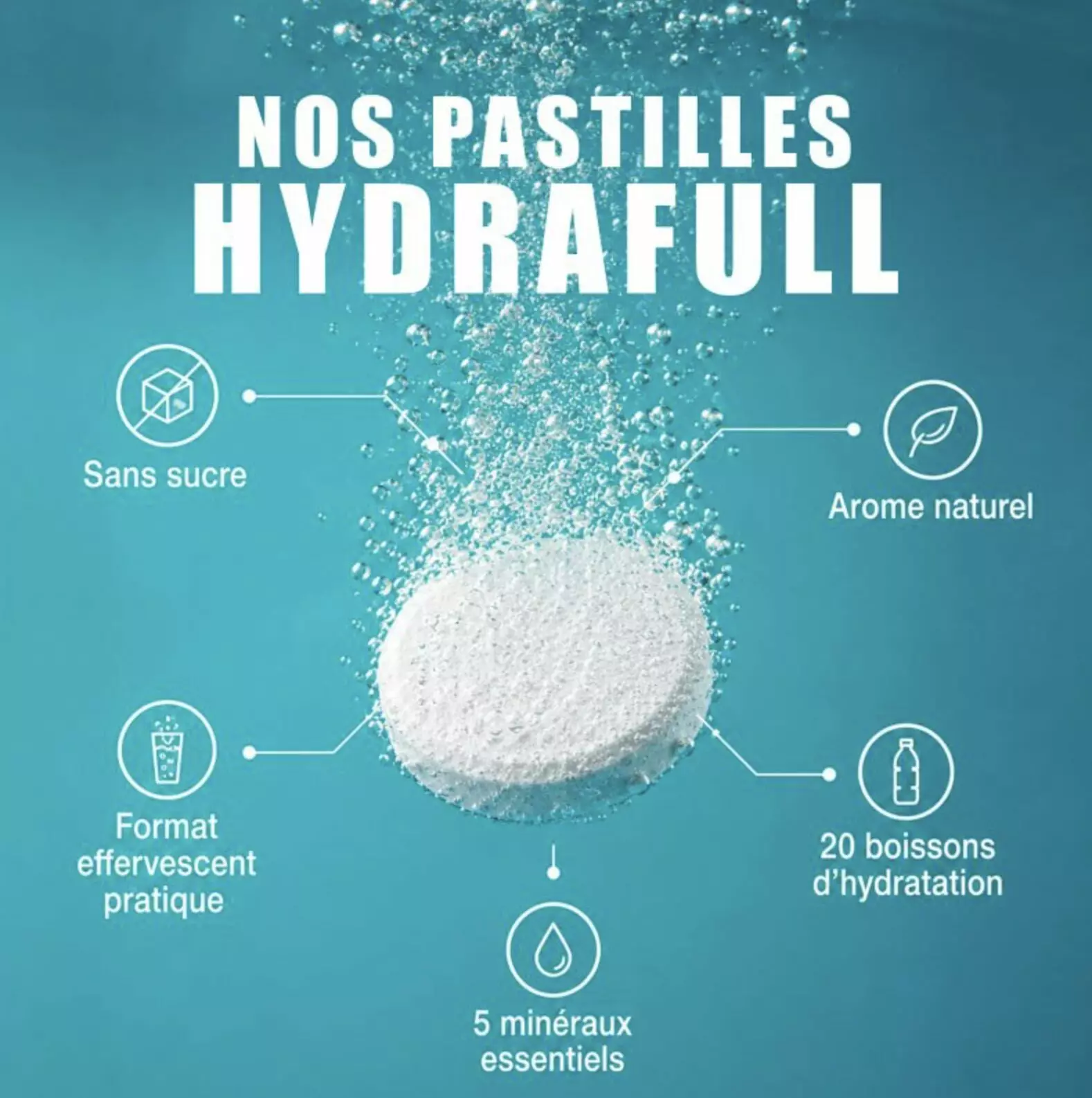 Hydrafull Electrolytes – 20 Comprimés Effervescents – Eric Favre Hydrafull Electrolytes – 20 Comprimés Effervescents – Eric Favre