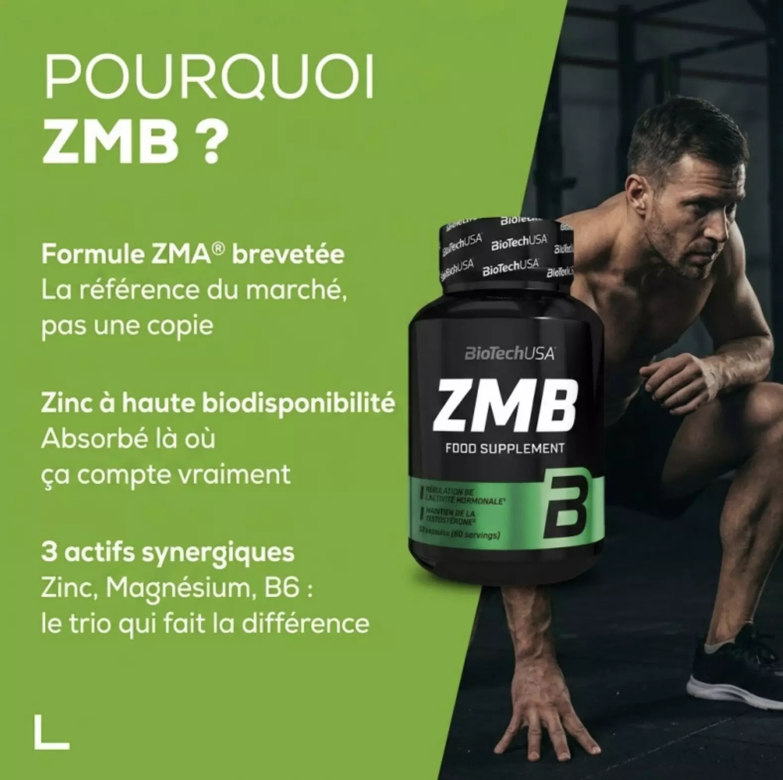ZMB – 60 Capsules – Biotech USA ZMB – 60 Capsules – Biotech USA
