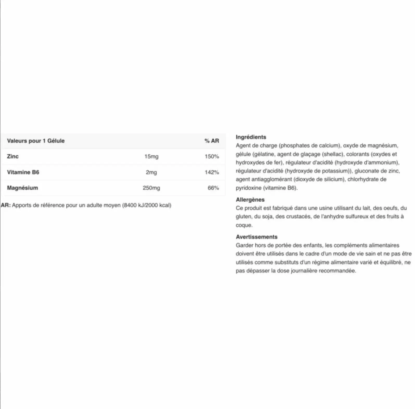 ZMB – 60 Capsules – Biotech USA ZMB – 60 Capsules – Biotech USA