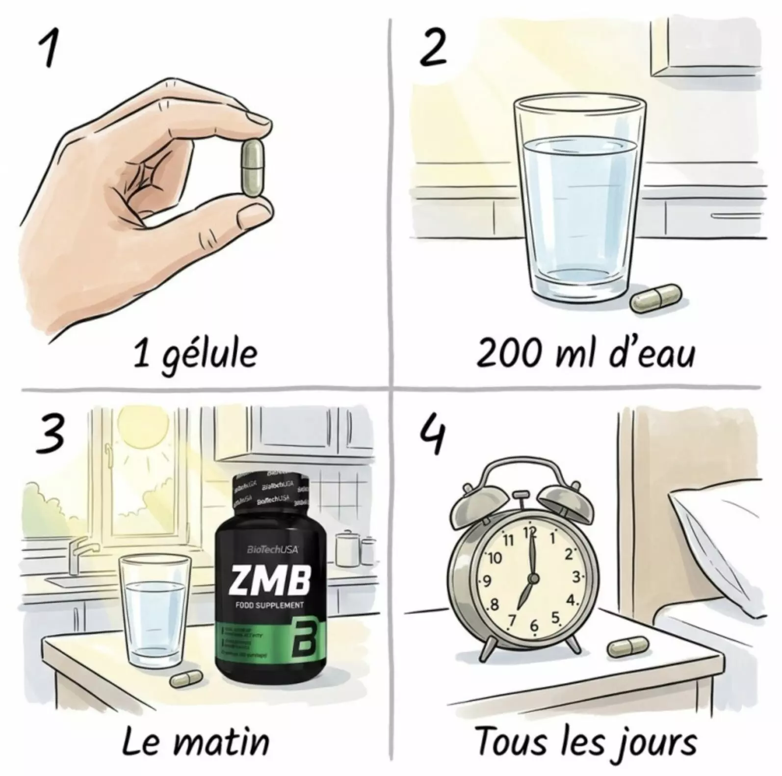 ZMB – 60 Capsules – Biotech USA ZMB – 60 Capsules – Biotech USA
