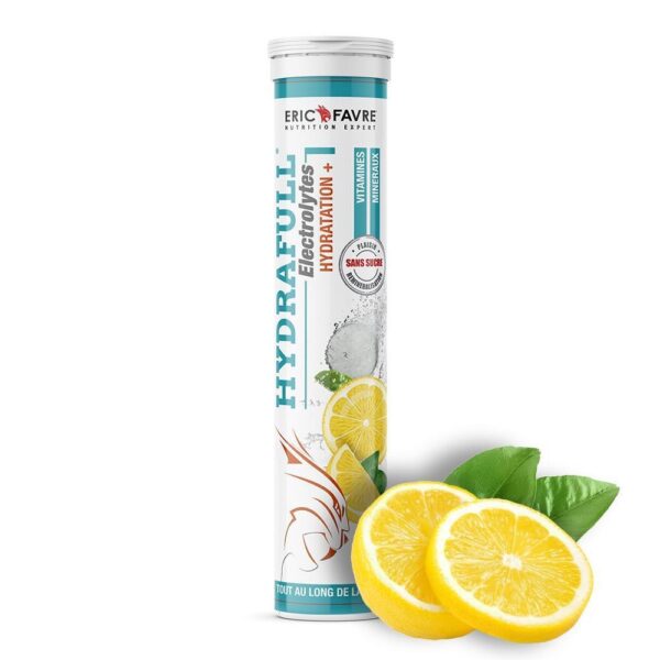 Hydrafull Electrolytes – 20 Comprimés Effervescents – Citron – Eric Favre