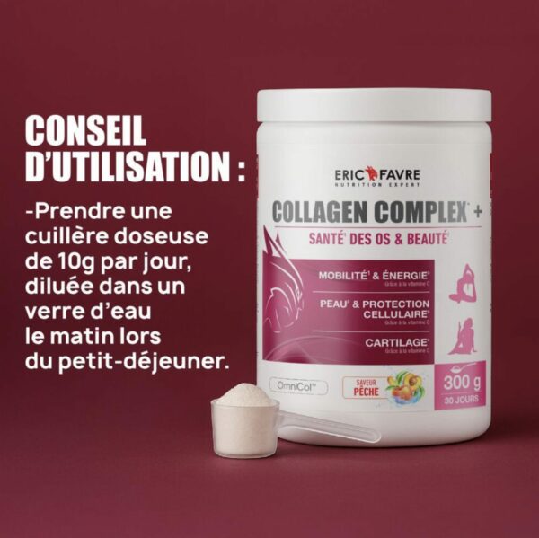Collagen complex + Enrichi en Vitamine C – 300g – Eric Favre