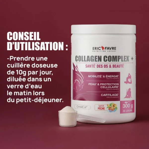 Collagen complex + Enrichi en Vitamine C – 300g – Eric Favre