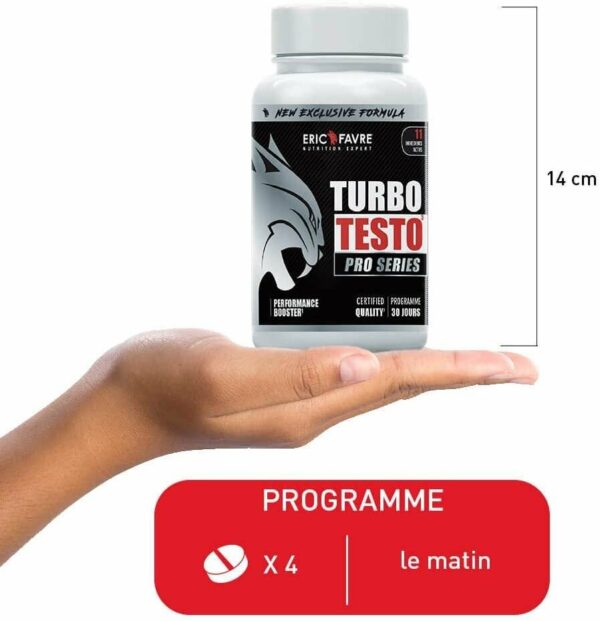 Turbo Testo – Pro Series – 120 Comprimés – Eric Favre