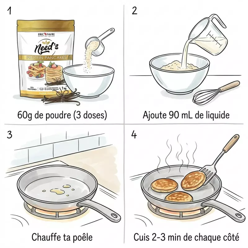 Need’s Protein Pancakes – 1kg – Eric Favre Need’s Protein Pancakes – 1kg – Eric Favre